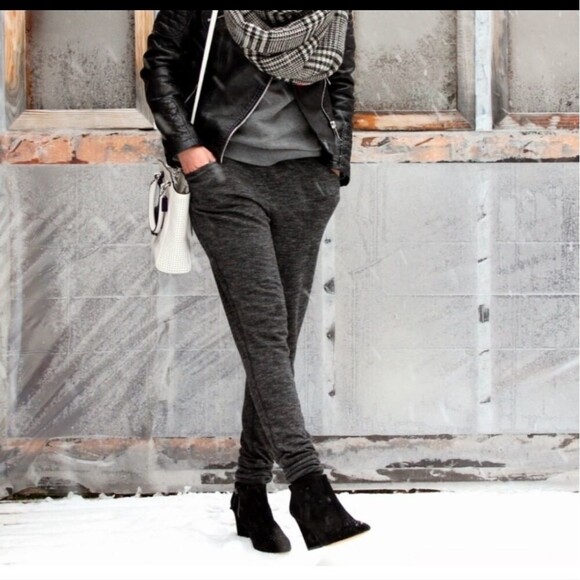 Isabel Marant pour H&M Joggers Wool Viscose Dark Gray 2 - Picture 1 of 9